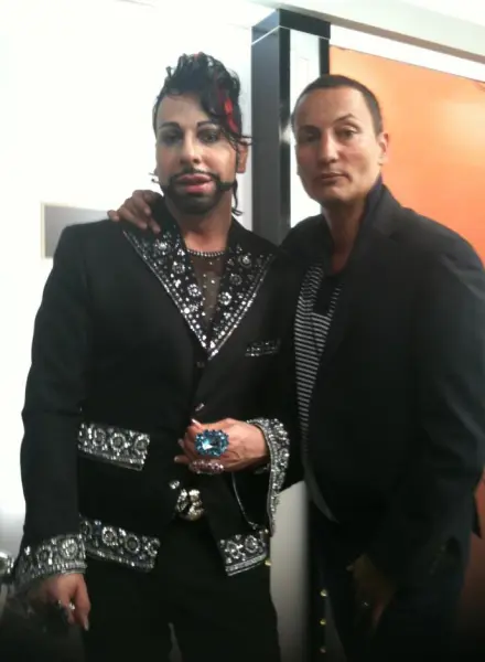 Harald Glööckler QVC Frank Hannig Backstage