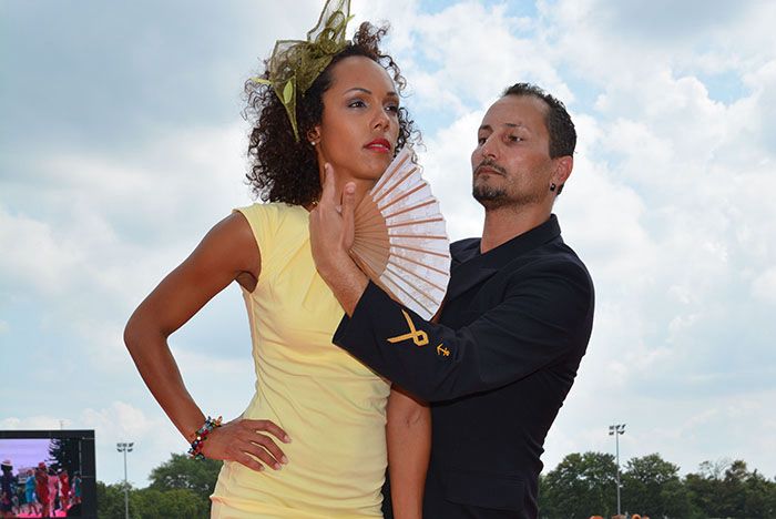 Modenschau Berlin Pferderennbahn