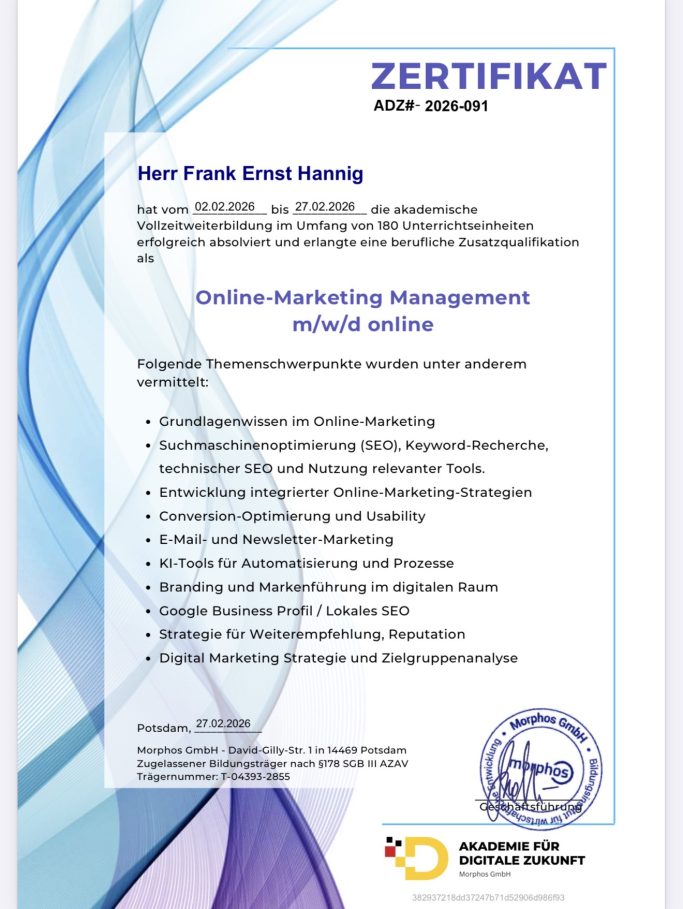Online Weiterbildungen